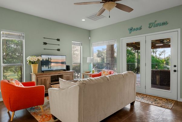 Interior, Living room, Recessed Lighting