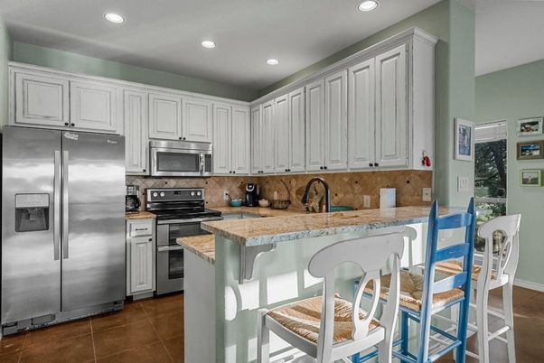 Interior, Kitchen, Recessed Lighting, Stainless Steel Appliances