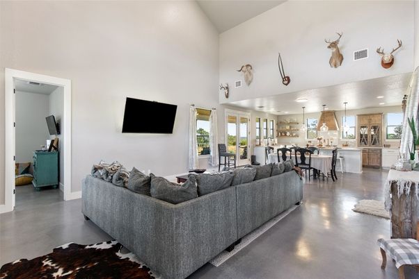 Dining room, Interior, Kitchen, Living room, Pendant Lights, Recessed Lighting