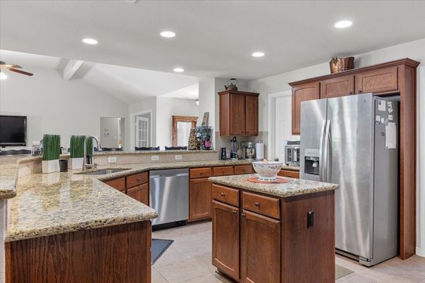 Interior, Kitchen, Recessed Lighting, Stainless Steel Appliances
