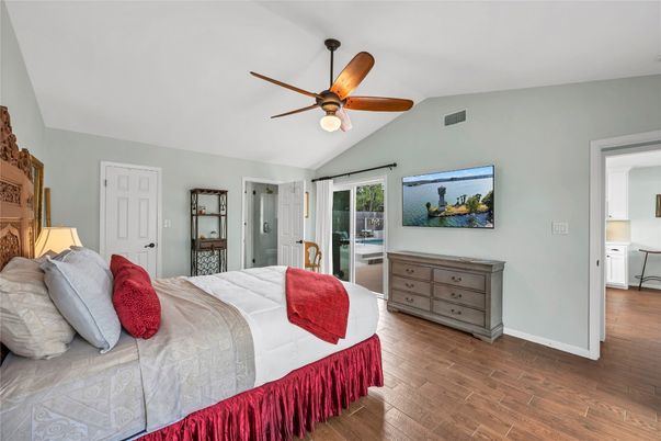 Bedroom, Interior, Wood Texture Flooring