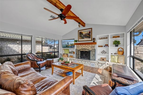 Fireplace, Interior, Living room, Wood Texture Flooring