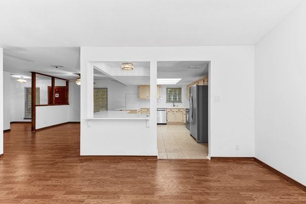Interior, Kitchen, Wood Texture Flooring