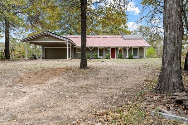 Attached, Backyard, Exterior, Facade, Solar Panels, Ranch