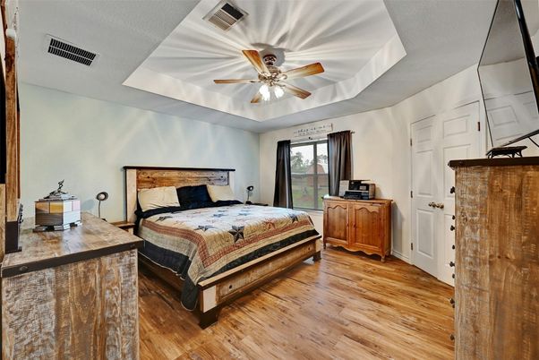 Bedroom, Interior, Wood Texture Flooring