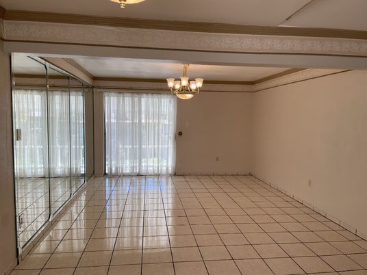 Chandelier, Empty room, Interior