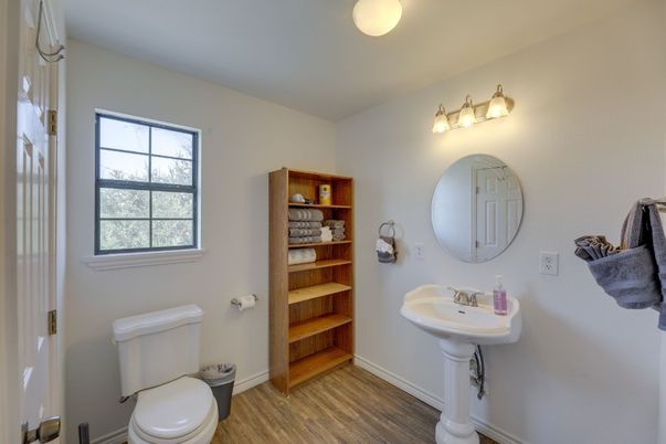 Bathroom, Interior, Wood Texture Flooring