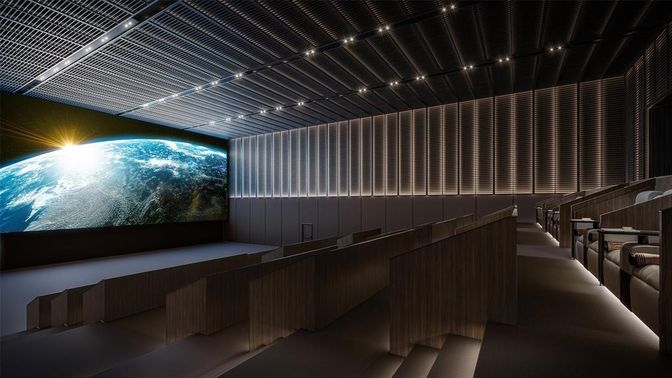 Interior, Projection Screen, Theatre Room