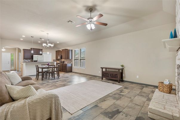 Dining room, Interior, Kitchen, Pendant Lights, Recessed Lighting