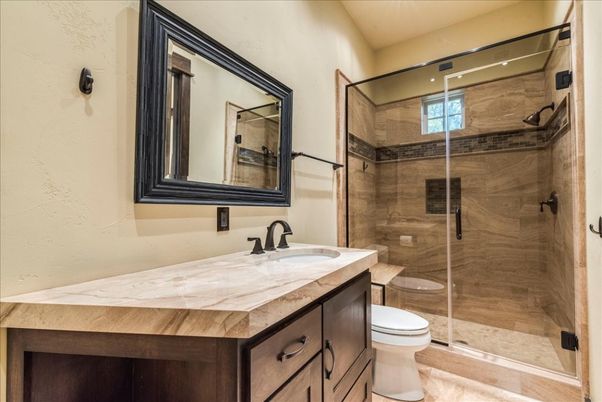 Bathroom, Glass Shower, Interior