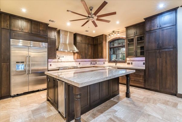 Interior, Kitchen, Recessed Lighting, Stainless Steel Appliances