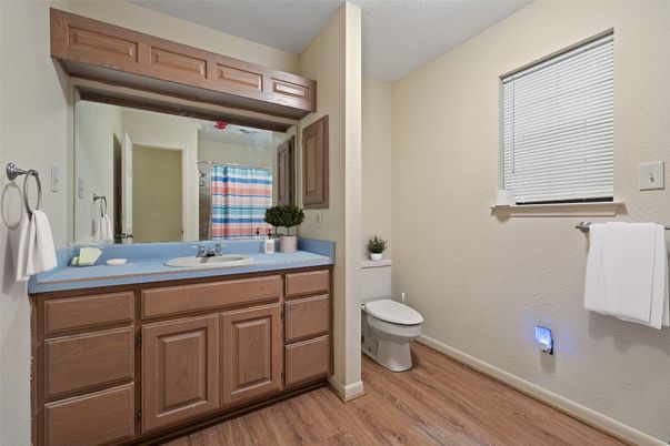 Bathroom, Interior, Wood Texture Flooring