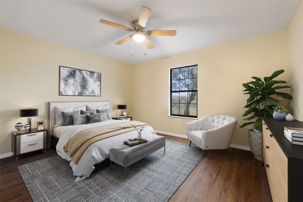 Bedroom, Interior, Wood Texture Flooring