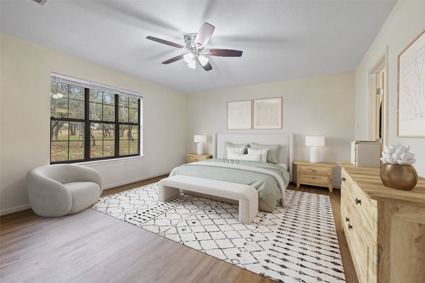 Bedroom, Interior, Wood Texture Flooring