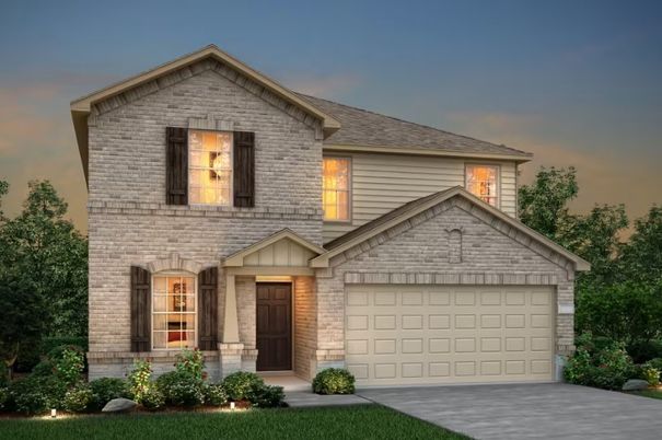 Attached, Exterior, Facade, Brick Traditional