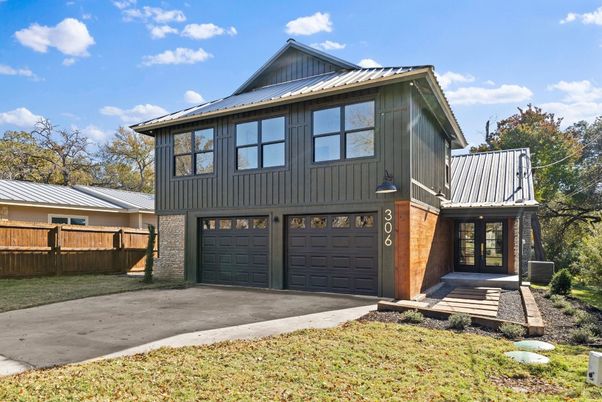 Attached, Exterior, Facade, Brick Facade, Farmhouse