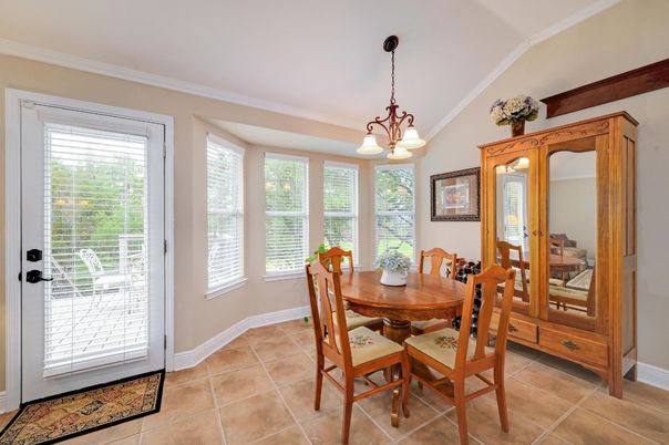 Dining room, Interior, Pendant Lights