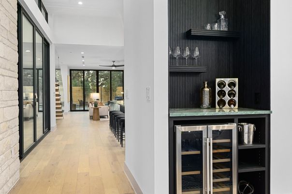 Interior, Recessed Lighting, Wood Texture Flooring