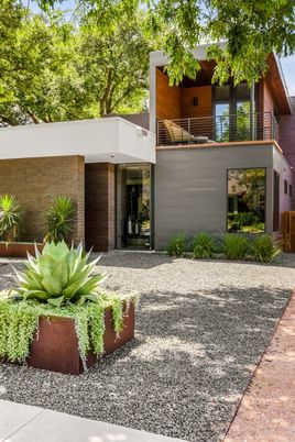 Exterior, Facade, Brick Facade, Modern
