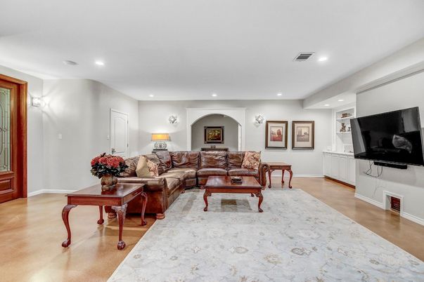 Interior, Living room, Recessed Lighting