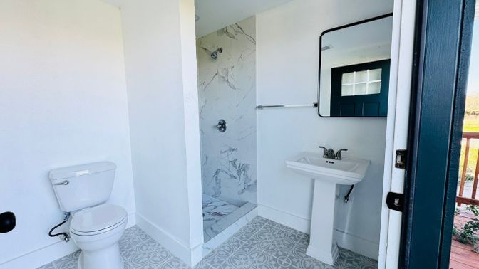 Bathroom, Interior, Marble Walls