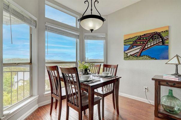 Dining room, Interior, Wood Texture Flooring