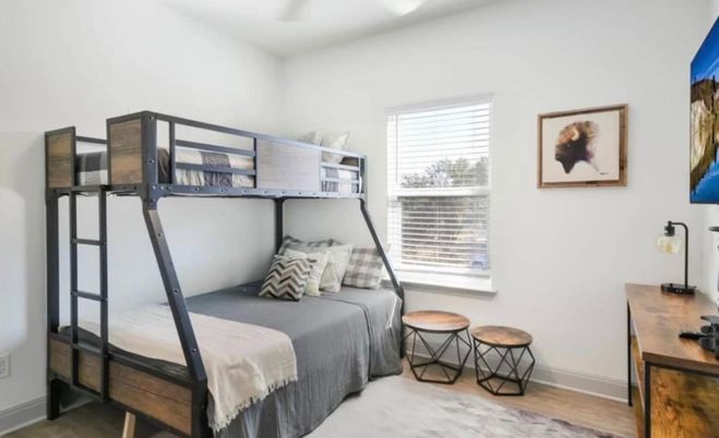 Bedroom, Interior, Wood Texture Flooring