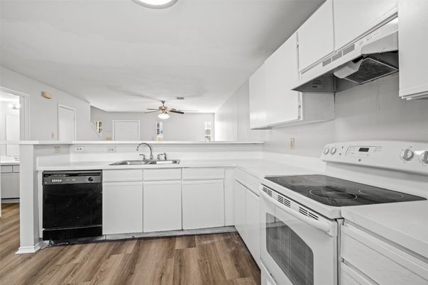 Interior, Kitchen, Wood Texture Flooring