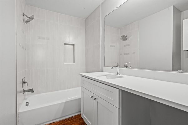 Bathroom, Interior, Wood Texture Flooring