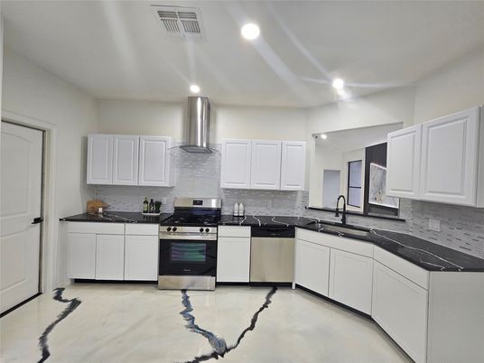 Interior, Kitchen, Recessed Lighting, Stainless Steel Appliances