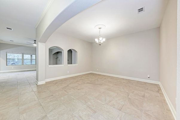 Chandelier, Empty room, Interior