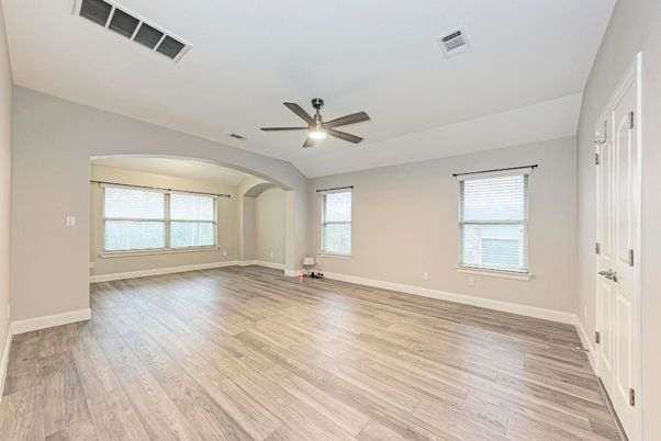 Empty room, Interior, Wood Texture Flooring