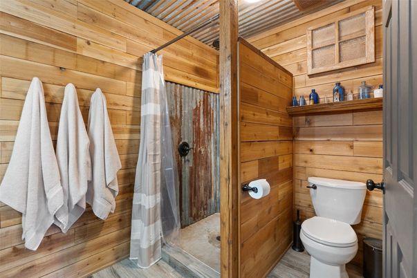 Bathroom, Interior, Wooden Walls
