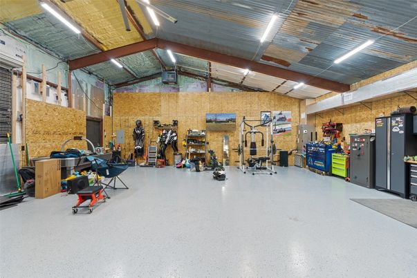 Fitness Equipment, Interior, Stone Walls