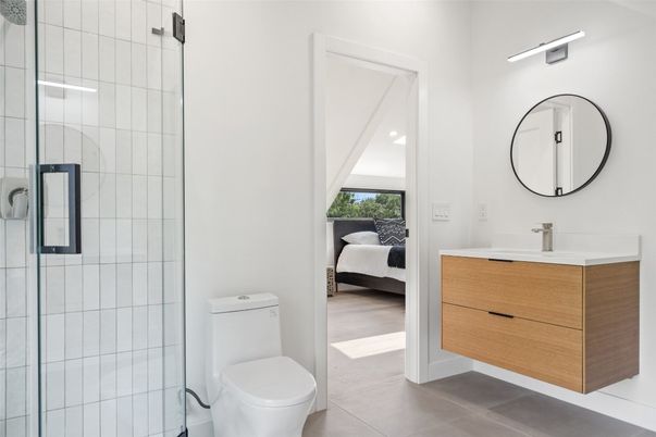 Bathroom, Bedroom, Glass Shower, Interior