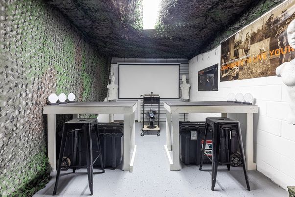 Interior, Projection Screen, Theatre Room