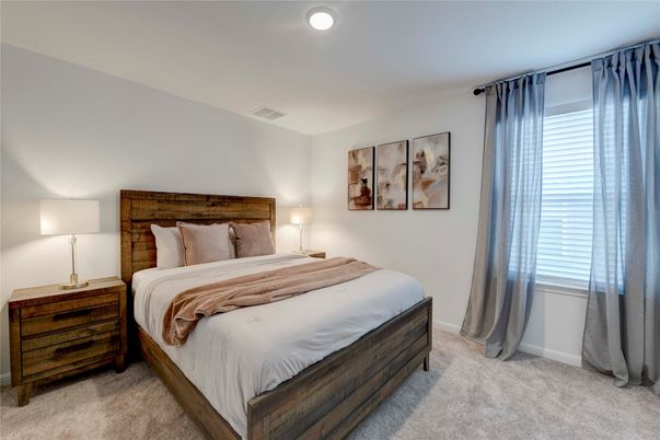 Bedroom, Interior, Recessed Lighting