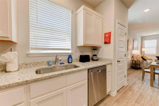 Dining room, Interior, Kitchen, Recessed Lighting, Wood Texture Flooring