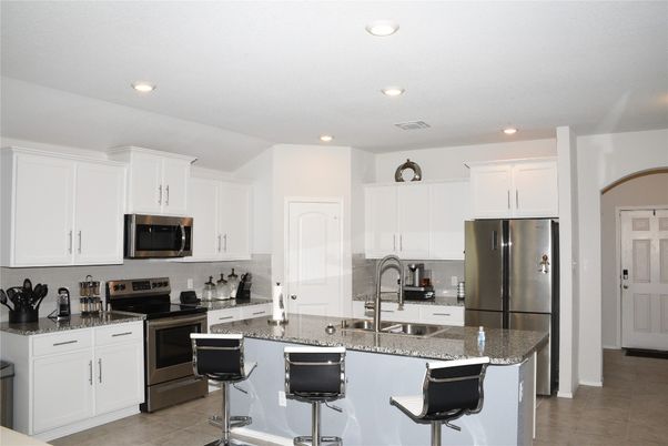 Interior, Kitchen, Recessed Lighting, Stainless Steel Appliances