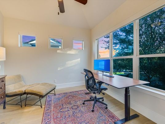 Home Office, Interior, Wood Texture Flooring