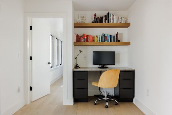 Home Office, Interior, Wood Texture Flooring