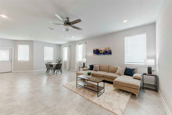 Dining room, Interior, Living room, Recessed Lighting