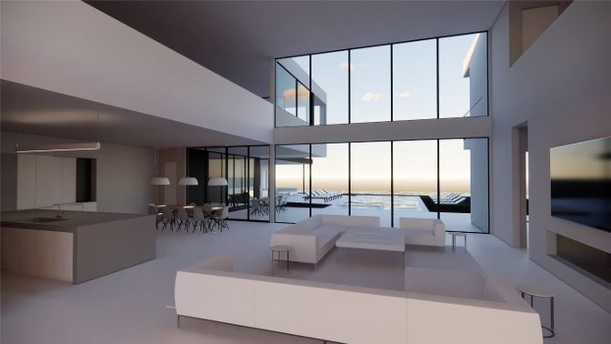 Dining room, Fireplace, Interior, Living room, Water