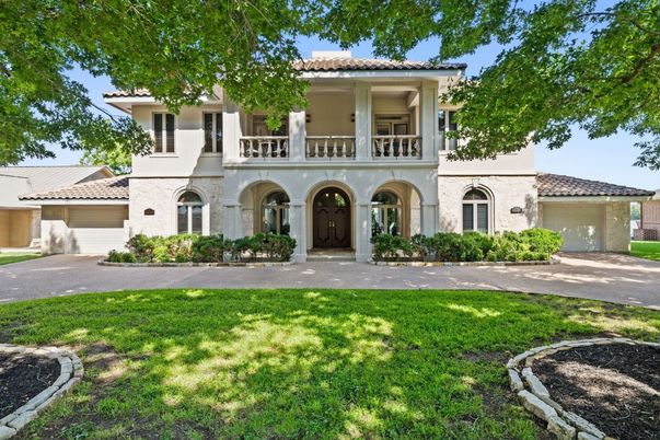 Attached, Backyard, Exterior, Facade, Mediterranean