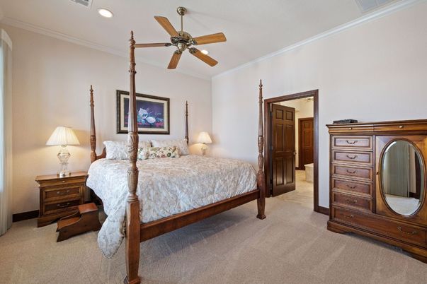 Bedroom, Interior, Recessed Lighting