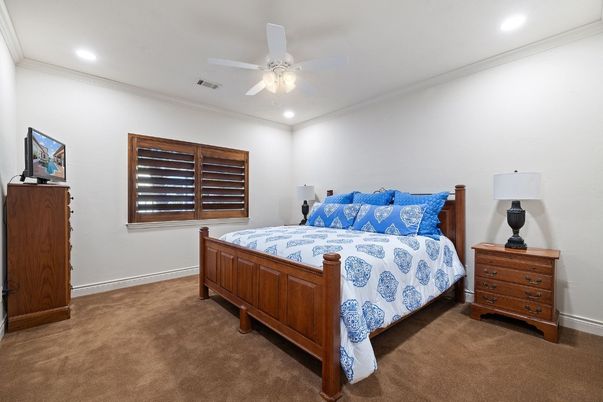 Bedroom, Interior, Recessed Lighting