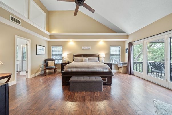 Bedroom, Interior, Wood Texture Flooring