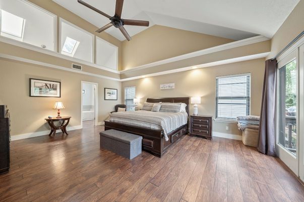 Bedroom, Interior, Wood Texture Flooring