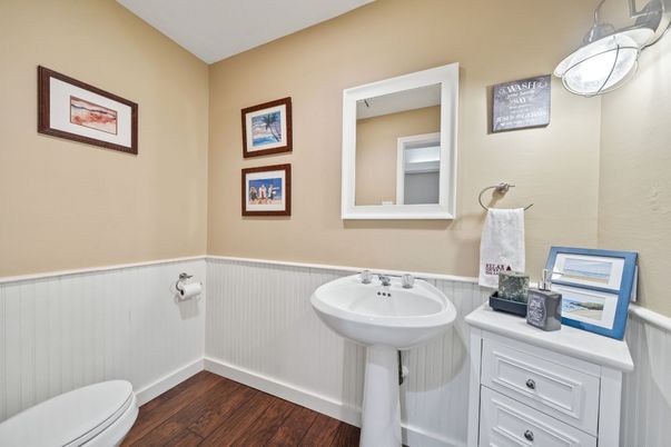 Bathroom, Interior, Wood Texture Flooring
