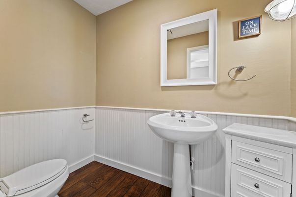 Bathroom, Interior, Wood Texture Flooring